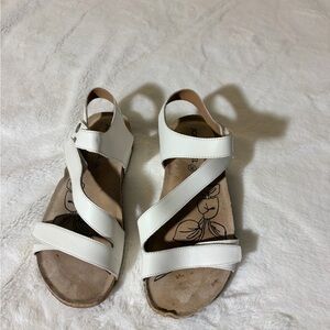Josef Seibel White Strappy Sandals